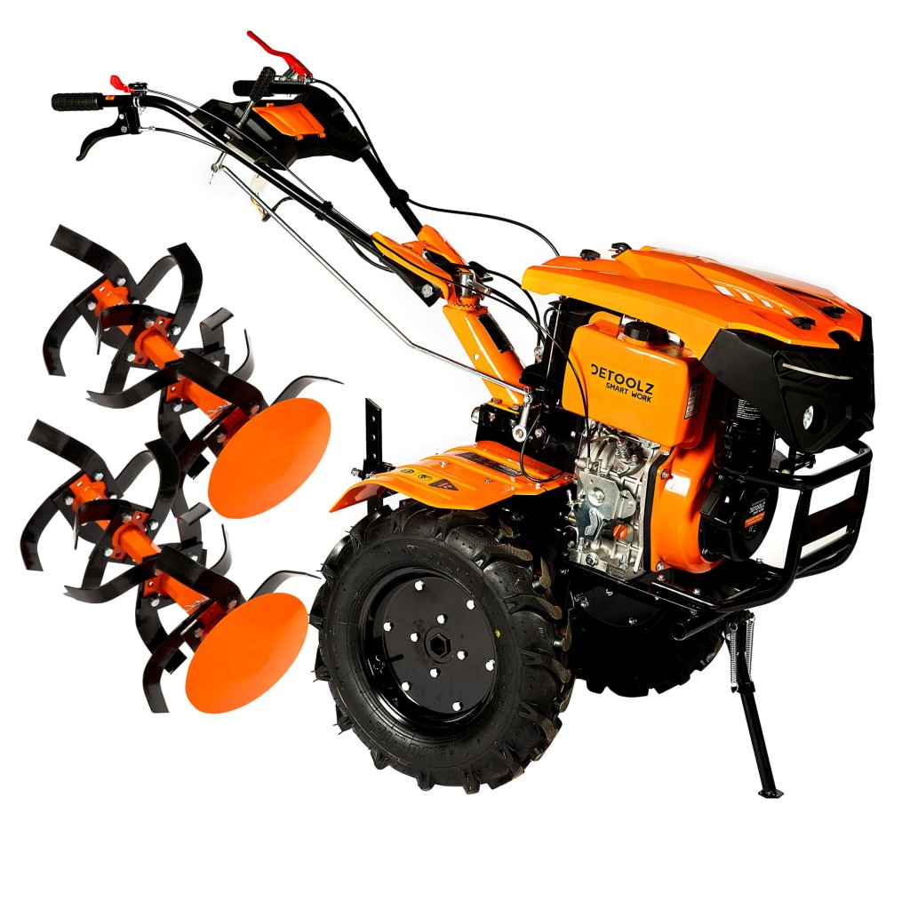 Motocultor Detoolz 11CP 418CC, motorina, 4T, 3 viteze, pornire